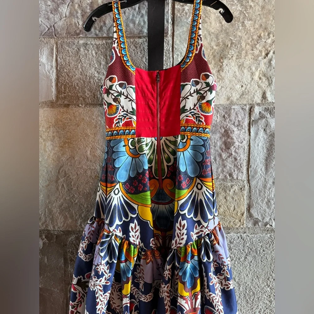 Alice + Olivia Black Dress with Red Interior Accent - Picture 2 of 5